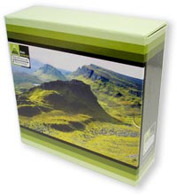 custom slip case printing and custom slant box cases with turned edge printing.