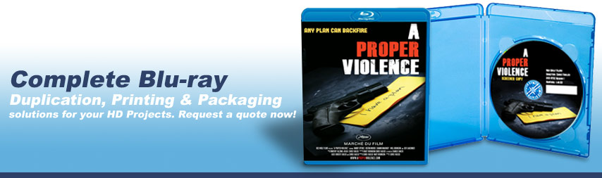 Bluray Duplication Services, Bluray Printing and Bluray Packaging by Modern CD LLC.