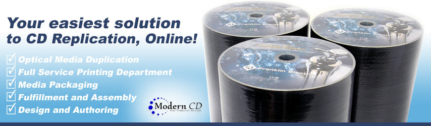 CD Replication, Custom Printing, Media Packaging, Fulfillment and Assembly.