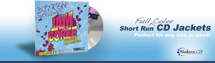 Short Run CD Duplication Services, CD Printing and CD Packaging by Modern CD LLC.